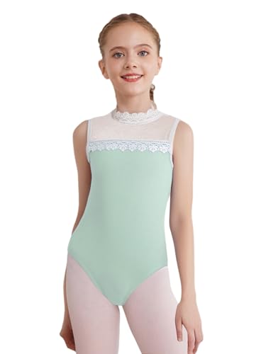 DANSEZ ダンス用レオタード 5-6歳 ミントグリーン DANSEZ ダンス用レオタード 5-6歳 ミントグリーン